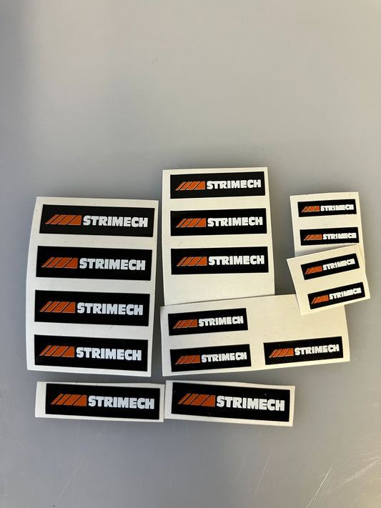 1:32 scale High quality vinyl 16 decals Strimech farm machinery stickers 1:32 scale Image 2