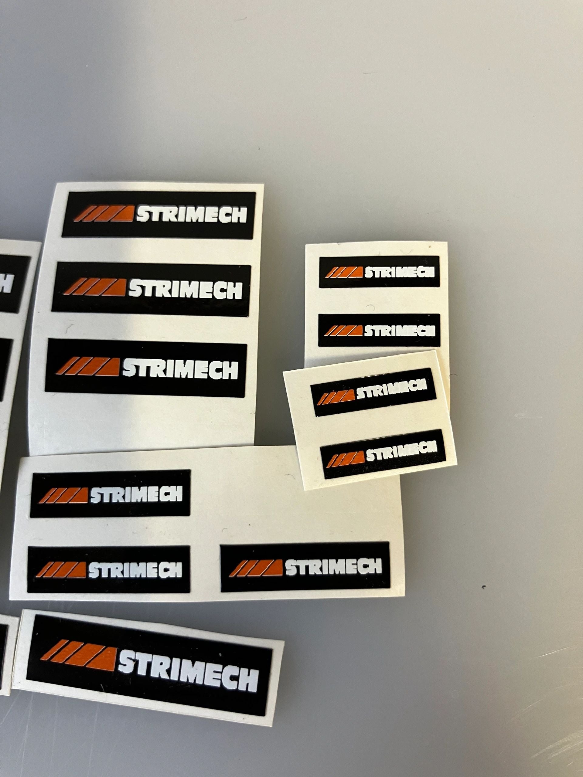 1:32 scale High quality vinyl 16 decals Strimech farm machinery stickers 1:32 scale Image 3