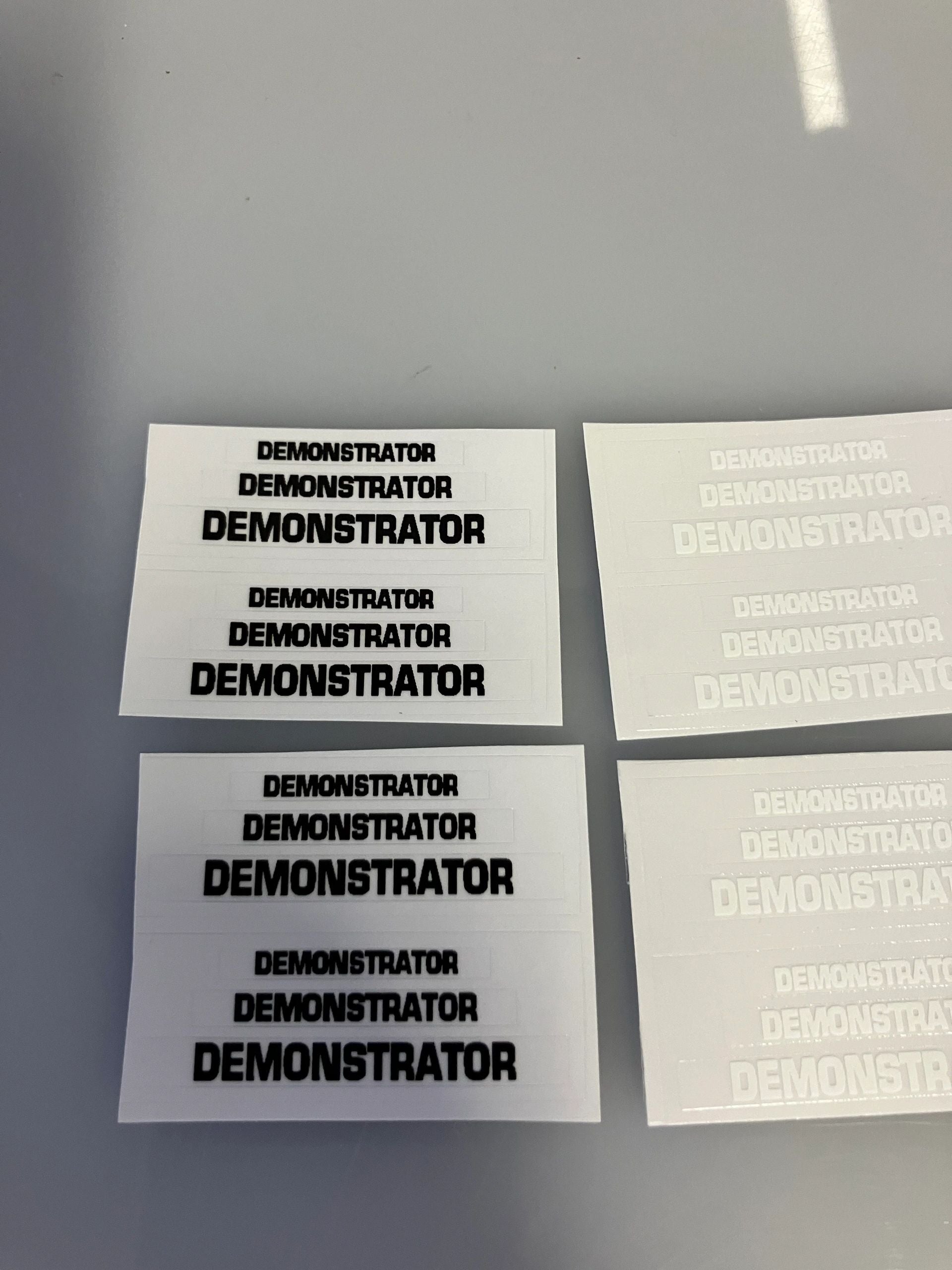 1:32 scale High quality vinyl 24 decals Demonstrator farm Tractor machinery decals Image 3