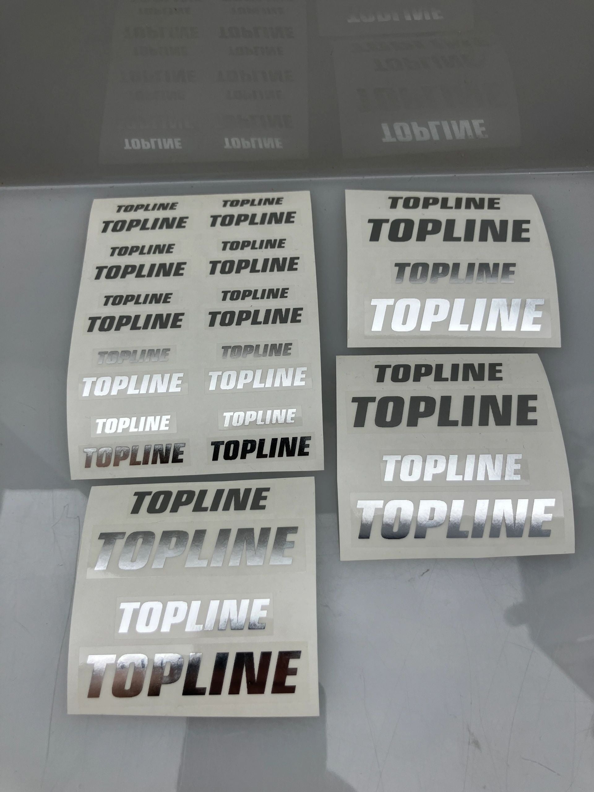 1:32 scale High quality vinyl 32 reflective decals farm Scania Topline trucks machinery decals Image