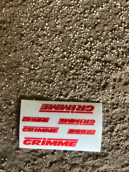 1:32 scale High quality vinyl 6 decals Grimme harvester cultivator farm machinery stickers 1:32 scale Image 2