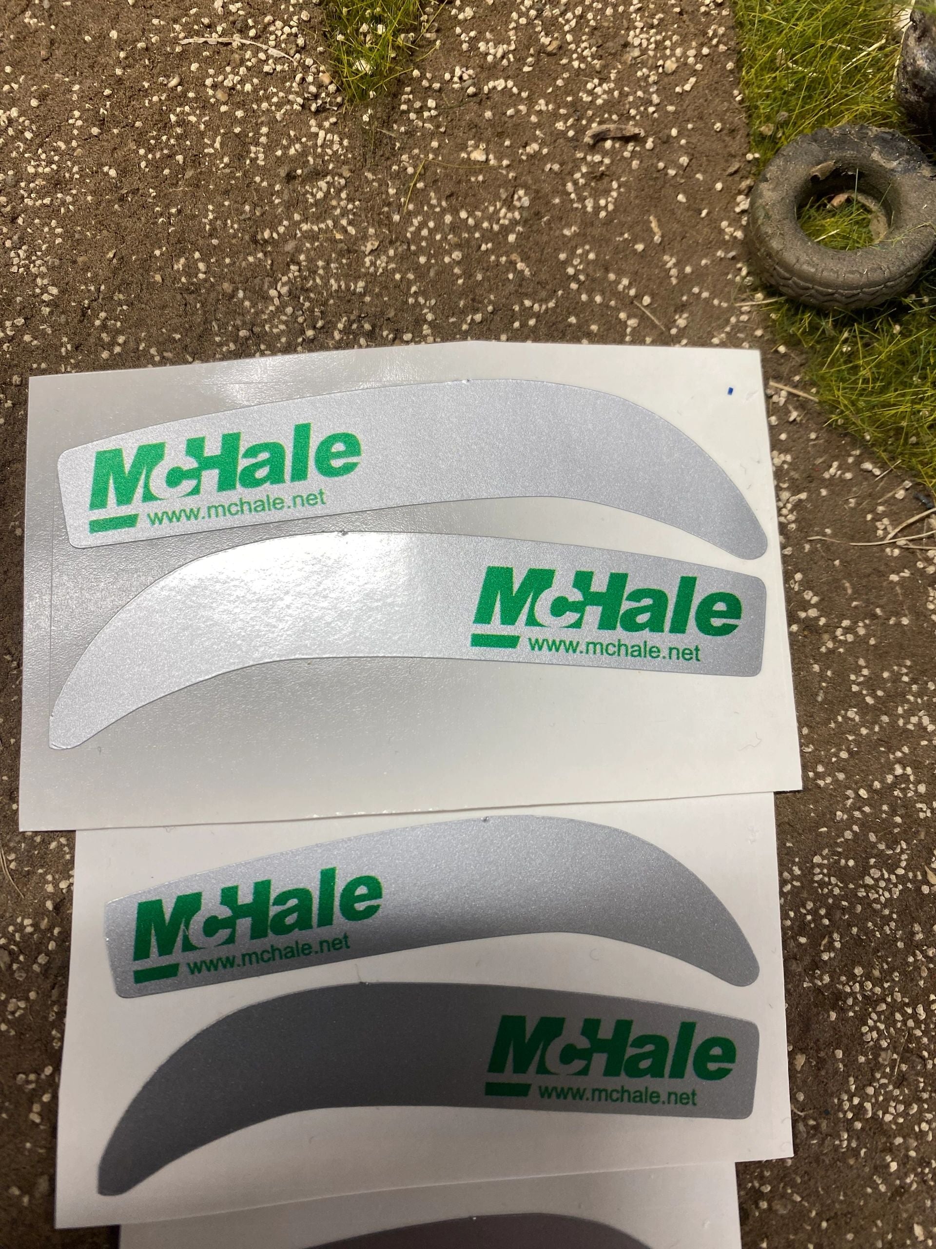 1:32 scale High quality vinyl 6 decals McHale Bale farm machinery decals Image 3