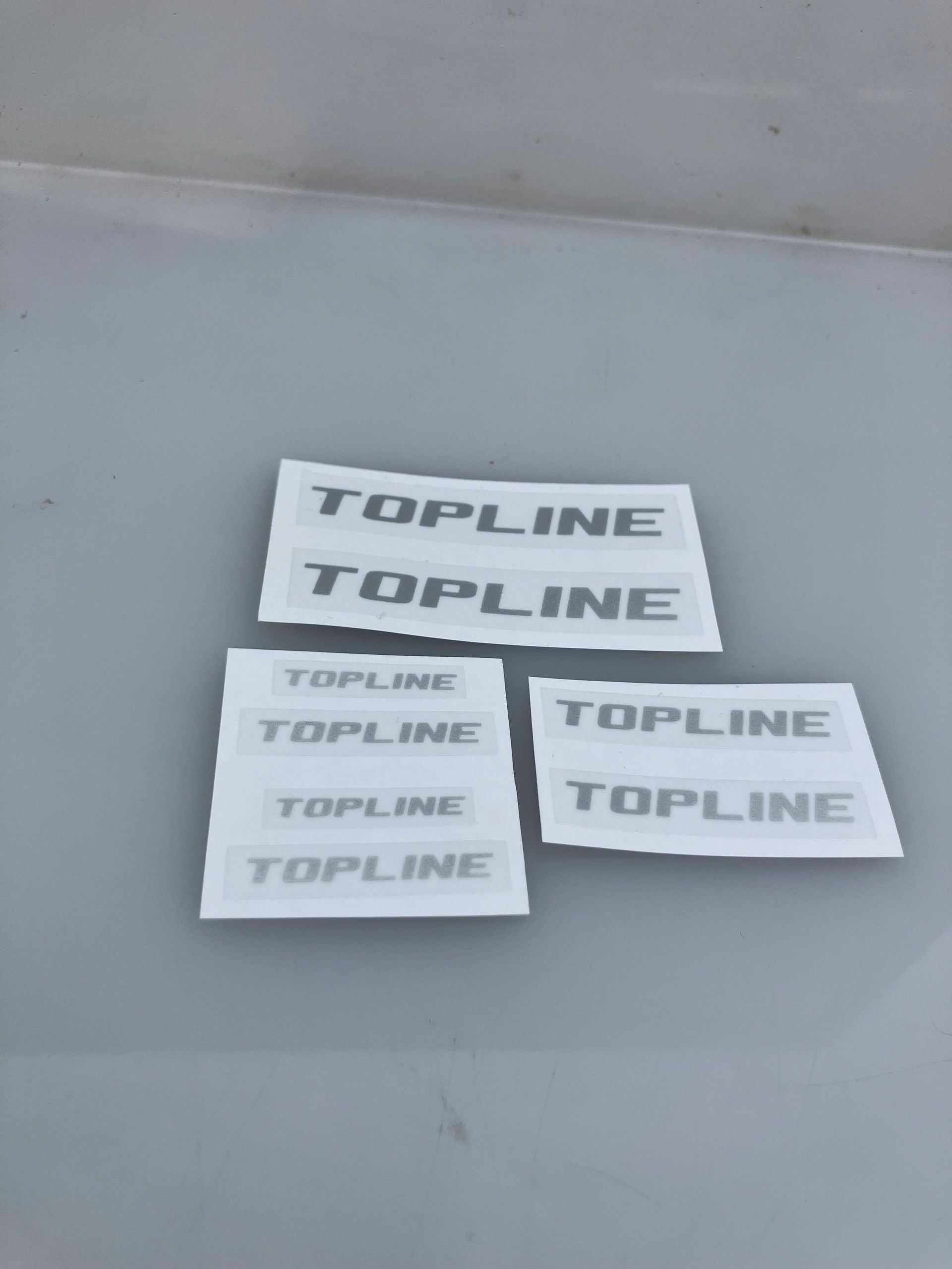 1:32 scale High quality vinyl 8 decals Scania Topline trucks machinery decals Image