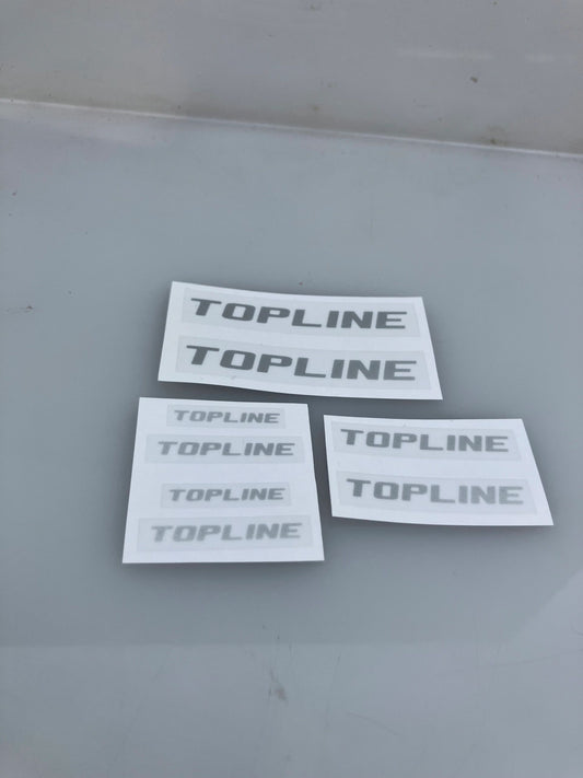 1:32 scale High quality vinyl 8 decals Scania Topline trucks machinery decals Image