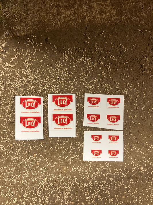 1:32 scale High quality vinyl pack 12 x sticker set Lely farm machinery decals 1:32 scale Image 2