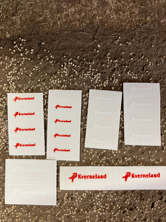 1:32 scale High quality vinyl pack 20 x sticker set Kverneland plough farm machinery decals 1:32 scale Image 2