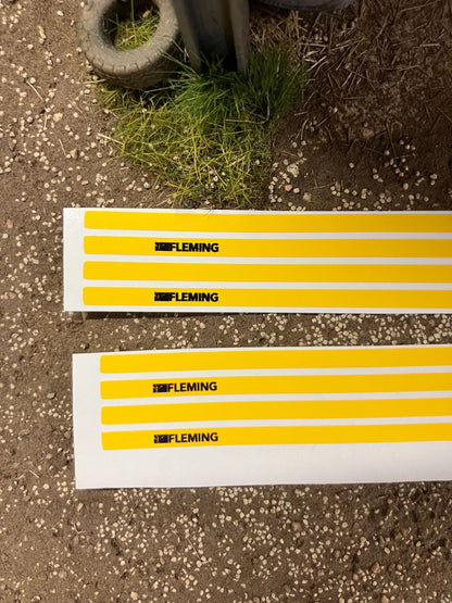 1:32 scale High quality vinyl pack 8 x sticker set Fleming Trailers slurry tankers farm machinery decals 1:32 scale Image 2