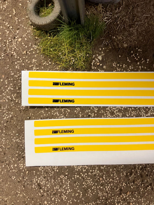 1:32 scale High quality vinyl pack 8 x sticker set Fleming Trailers slurry tankers farm machinery decals 1:32 scale Image 2