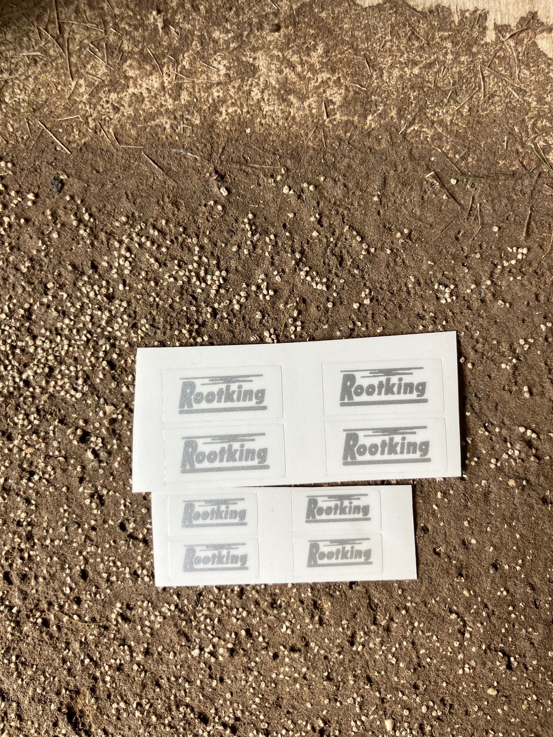 1:32 scale High quality vinyl pack 8 x sticker set Larrington Rootking Trailers farm machinery decals Image 3