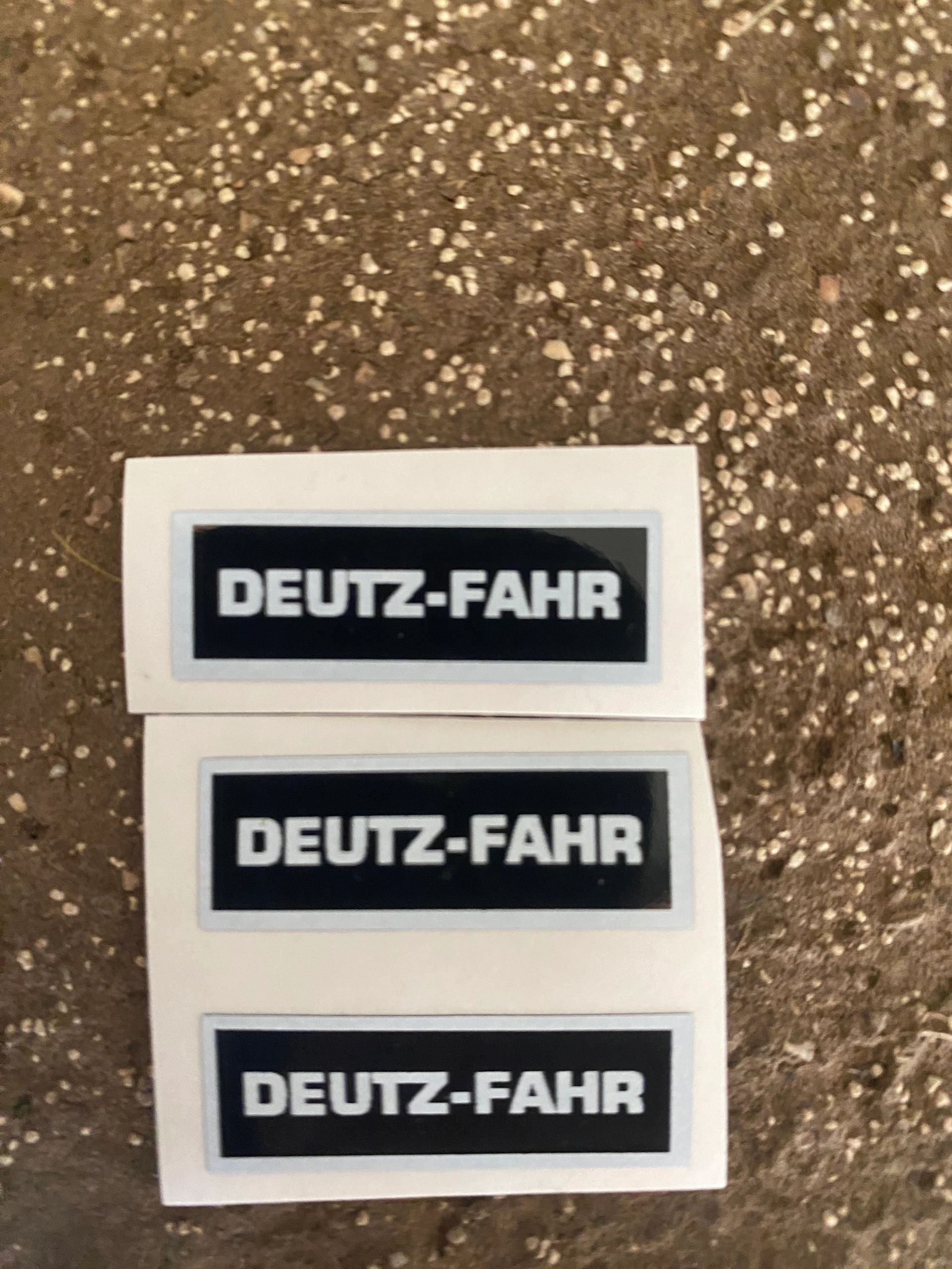 1:32 scale High quality vinyl pack Deutz Fahr tractor farm machinery decals Image 4