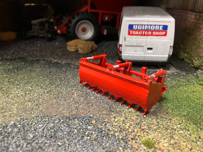 BRASS Scratchbuilt Shear Grab Block Cutter 3 ram version  1:32 scale Handbuilt Perfect 32 loader