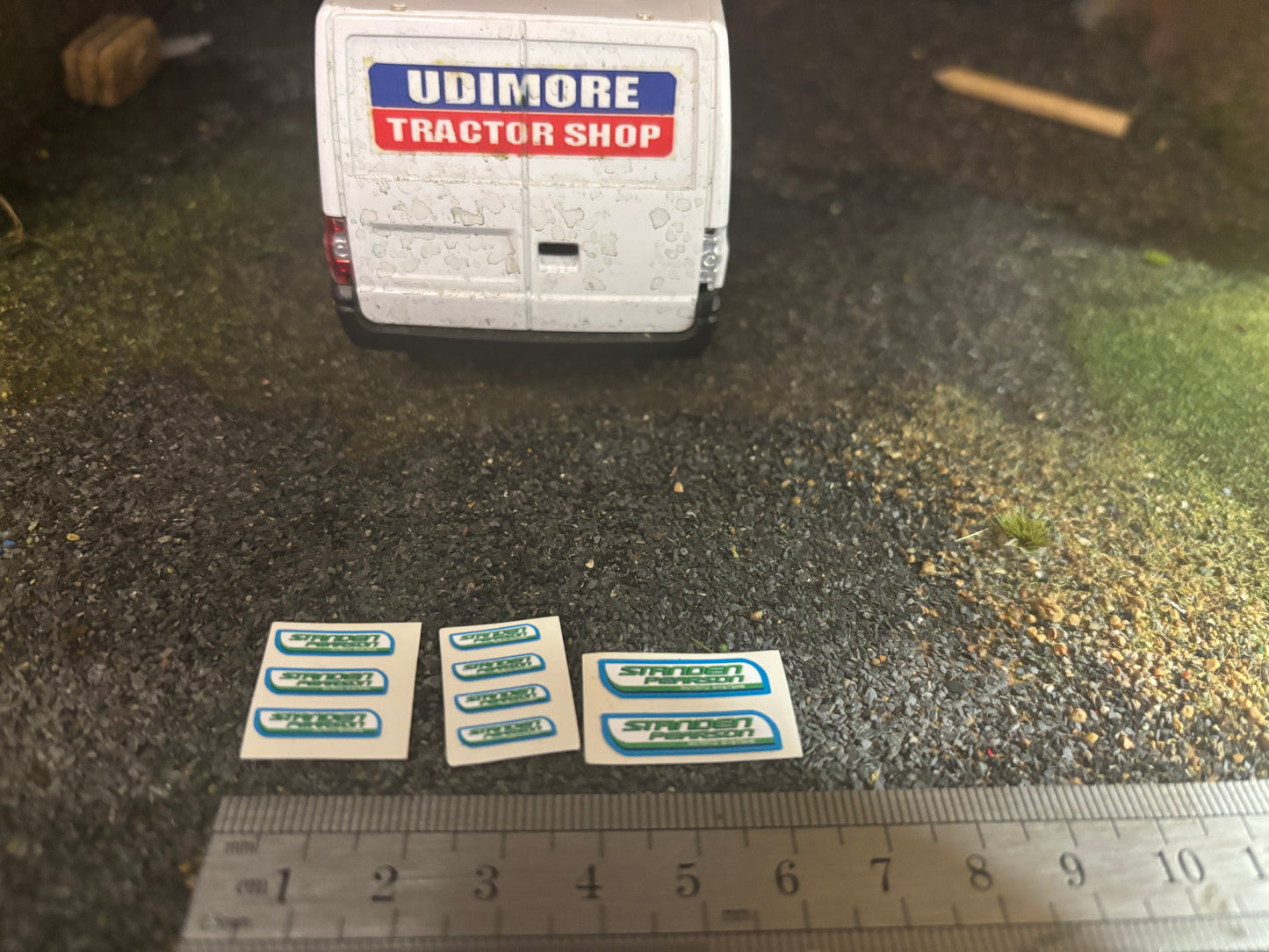 Standen Pearson Farm Machinery pre cut High quality vinyl 9 decals Potato destoner equipment stickers 1:32 scale