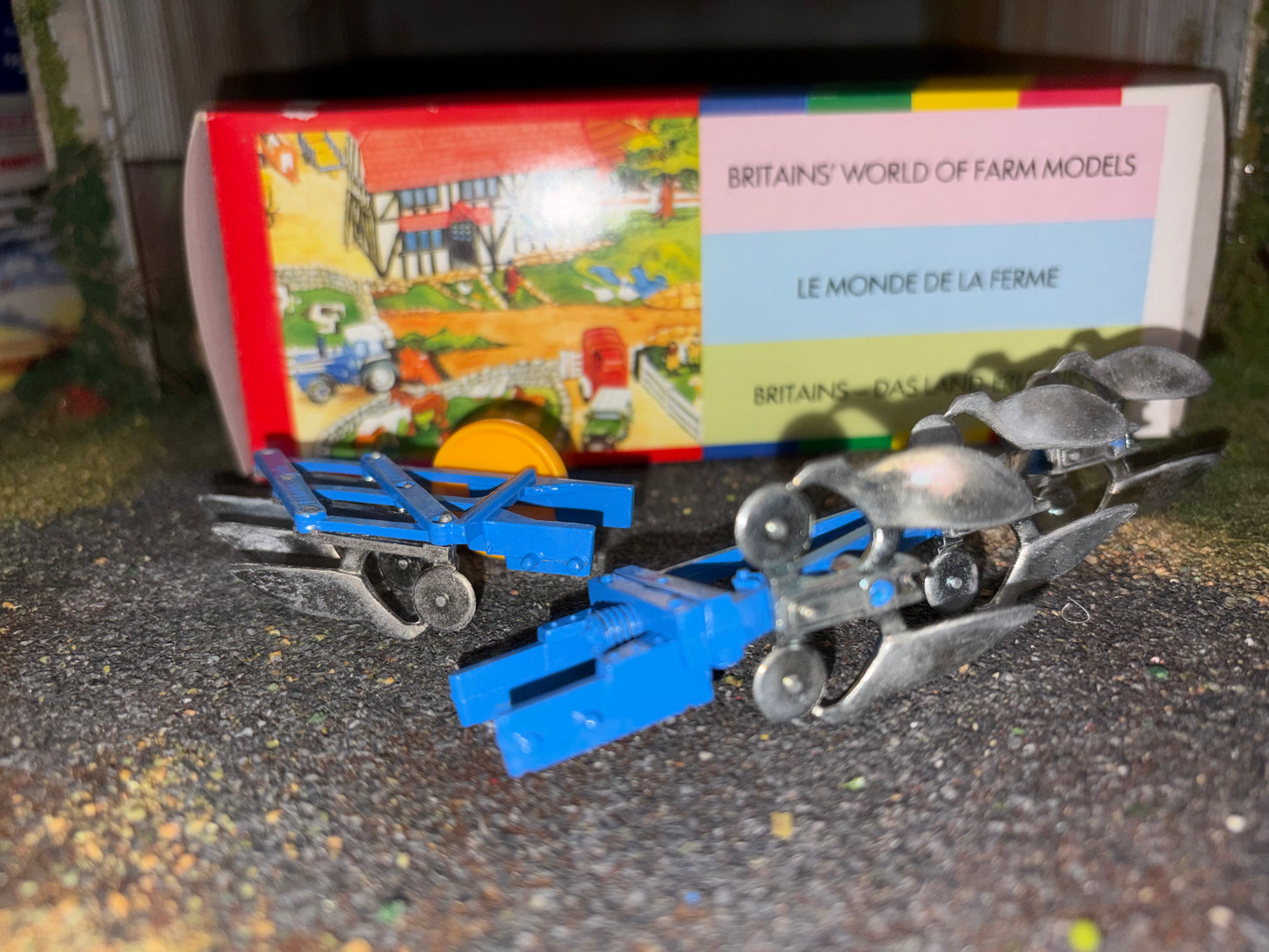 Vintage Britains Plough set 1:32 scale boxed 9546 obsolete
