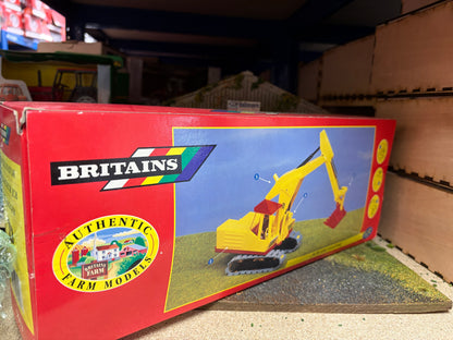 Vintage Britains JCB Excavator 9602 Original Box Obsolete Rare 1:32 Scale