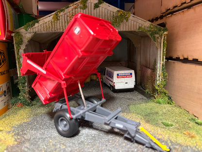 Replicagri Massey Ferguson 108 SE Tipping Trailer REP217 – 1:32 Scale