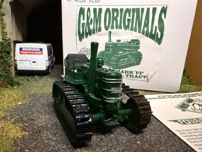 G & M Originals Fowler Mark VF Diesel Crawler Tracked Tractor – Green – Handmade 1:32 Scale