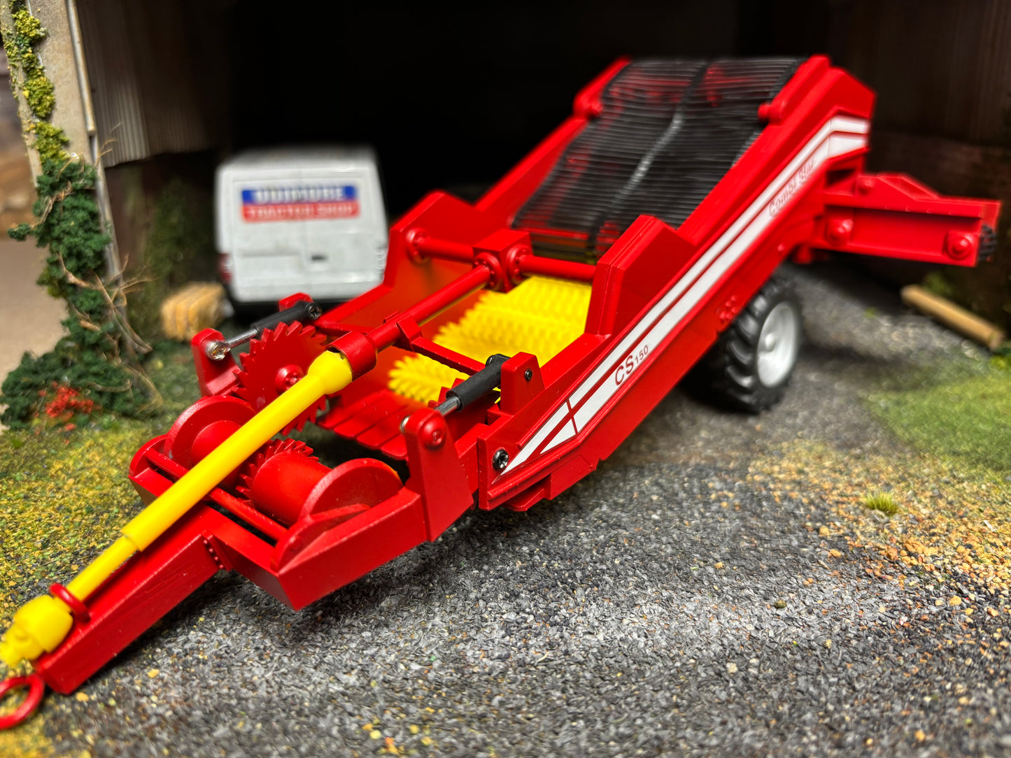 Scratch Built CS150 Combi Star Destoner Hand built 1:32 scale rear stone discharge box