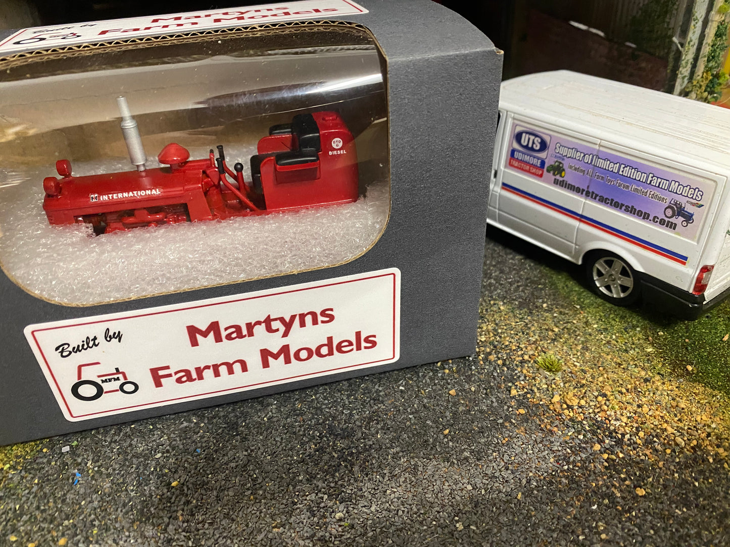 Scratch Built International BTD-6  Crawler Tractor Conversion MFM 1:32 scale