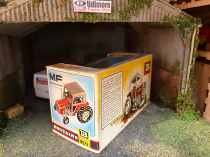 Vintage Britains Massey Ferguson 595 Tractor 9522 Original Straw Box Obsolete 1:32 Scale First Version (1976–1979)
