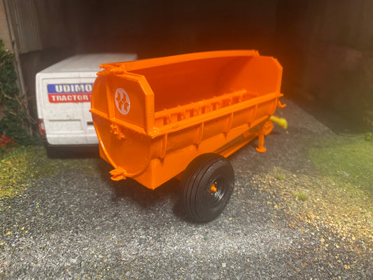 Scratch built Howard 250 mk 1  Rotaspreader scale 1:32 scale 2nd VERSION Manure muck