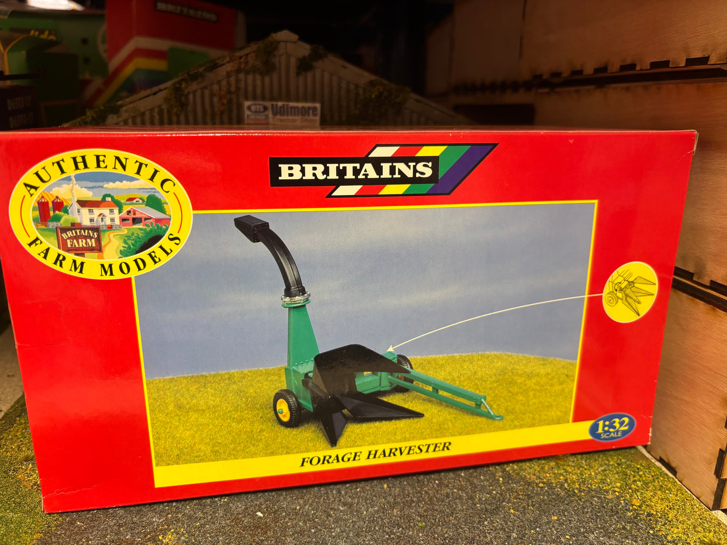 9542 Britains Trailed Forage Harvester 1:32 scale obsolete vintage