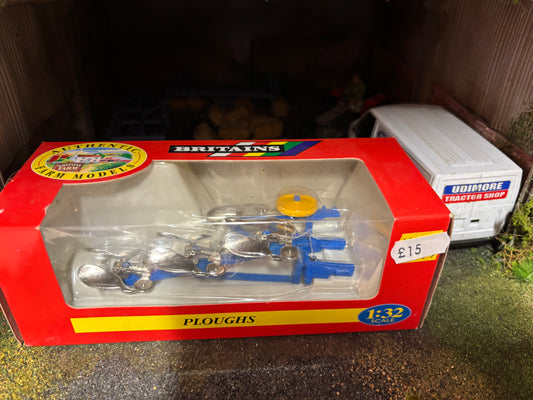 Vintage Britains Plough set 1:32 scale boxed 9546