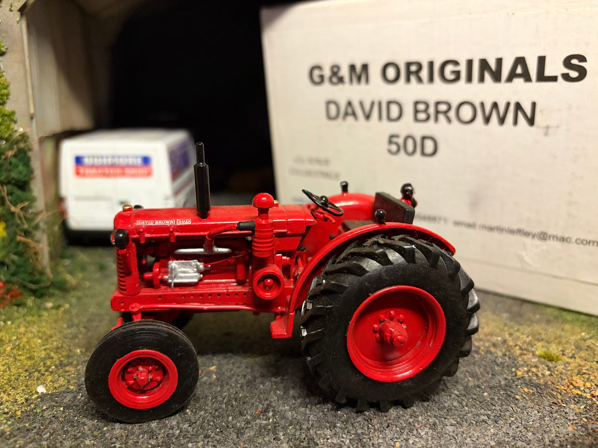 G & M Originals David Brown 50D Tractor – Limited Edition No. 312 of 350 – Handmade 1:32 Scale