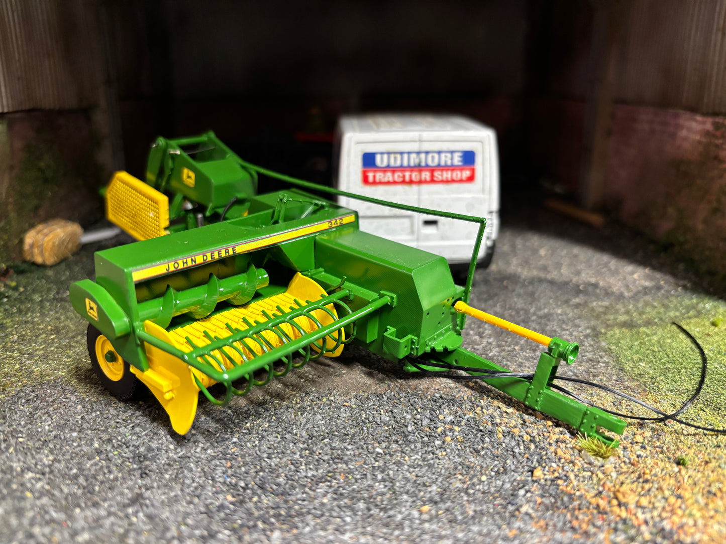 John Deere 342 Baler with Ejector Scratch built COLLECTION ONLY 1:32 scale