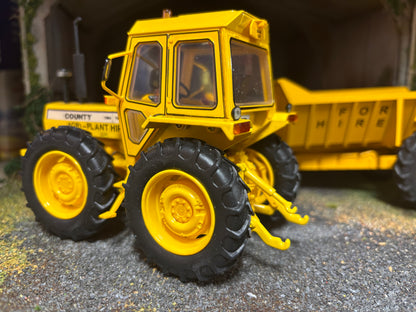 Industrial County 1184 Tractor with Shawnee Poole trailer set Conversion 1:32 scale