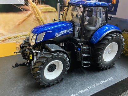 BLUE POWER New Holland T7.270 Auto Command Tractor 1:32 scale Boxed ROS