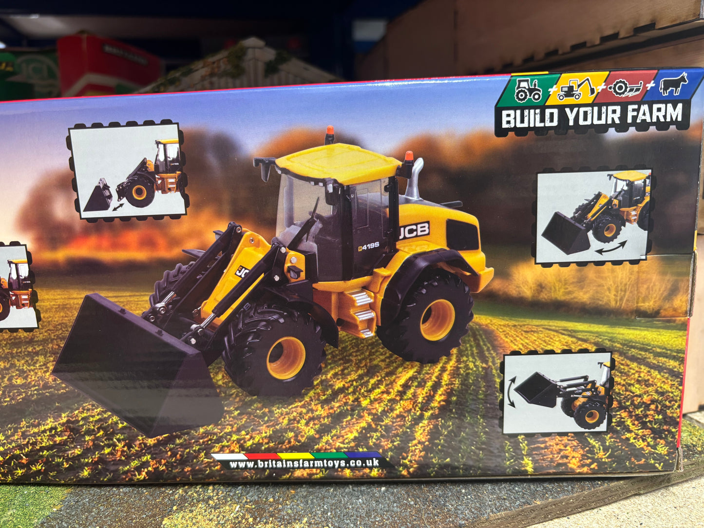 Britains JCB 419S Wheel Loader 1:32 scale New BOXED 43223