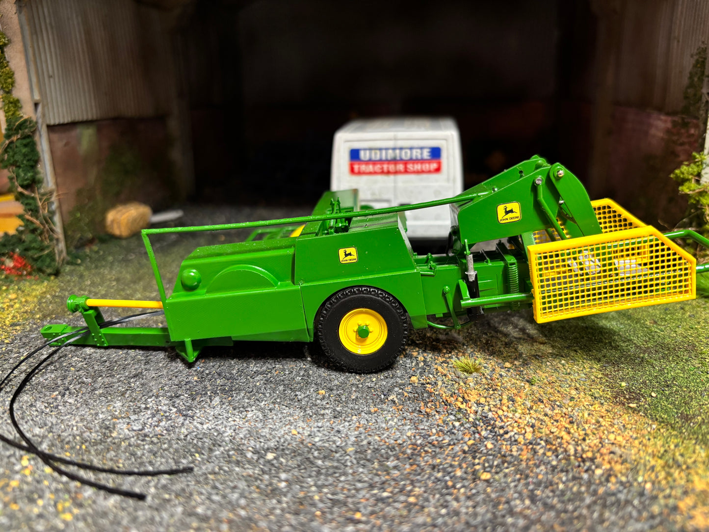 John Deere 342 Baler with Ejector Scratch built COLLECTION ONLY 1:32 scale