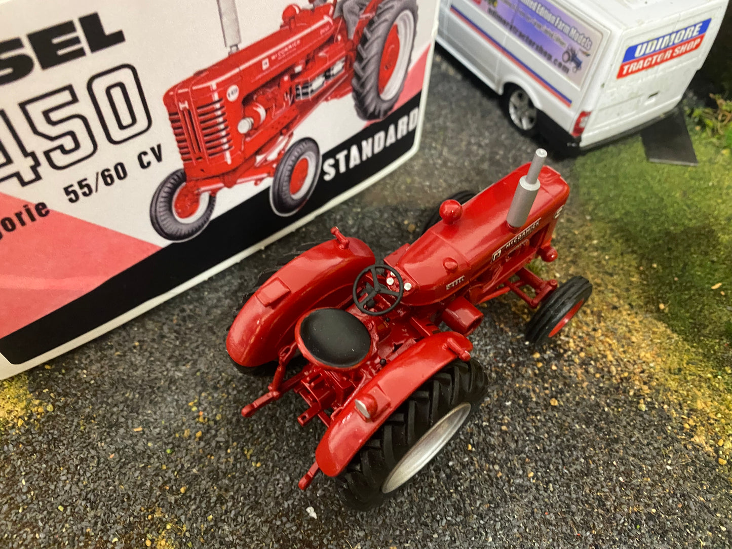 Scratch Built International B-250 Farmall McCormick Tractor MFM 1:32 scale