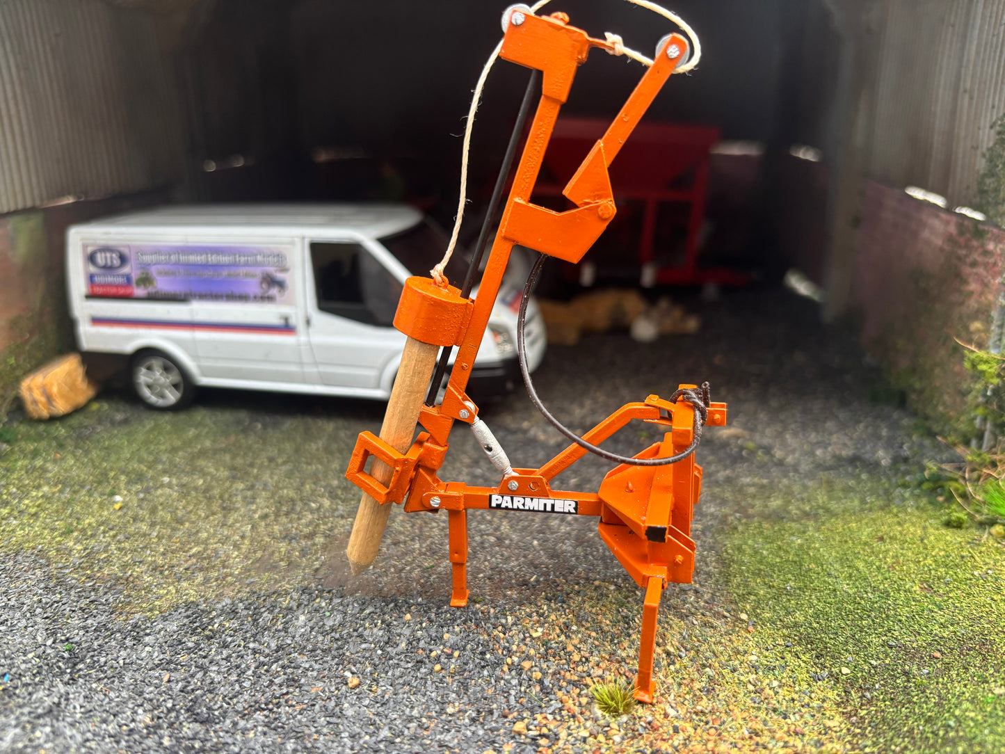 Parmiter Orange Post Driver Laser cut BRASS Scratch Built  1:32 scale BLR Models