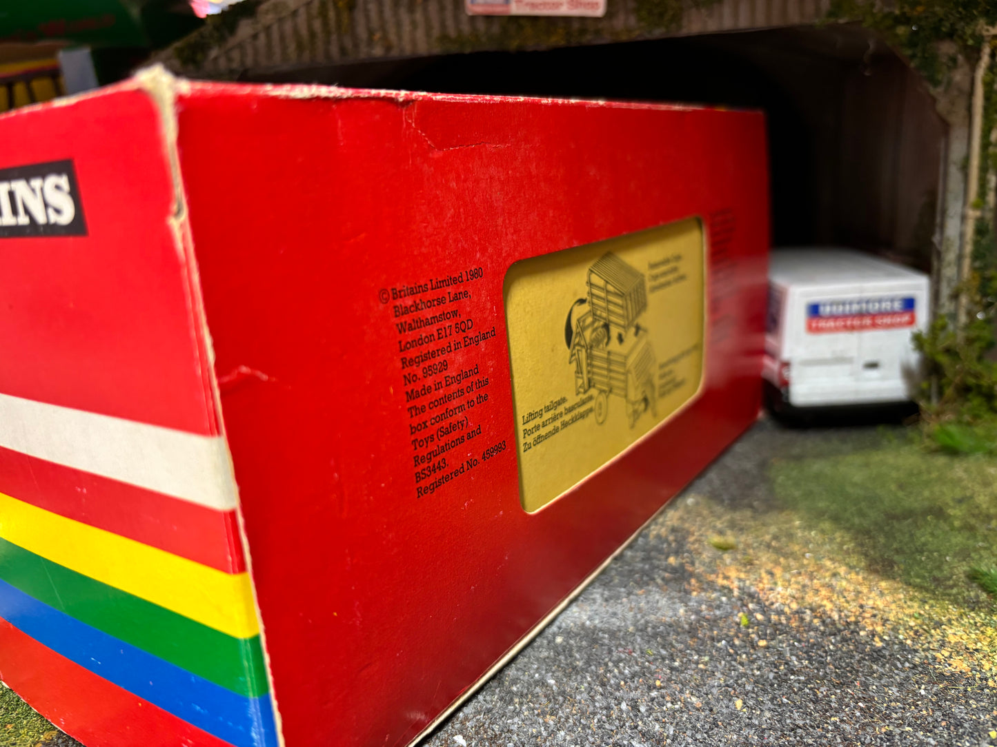 9578 Vintage Britains Pottinger Loader Wagon trailer 1:32 scale boxed  Obsolete