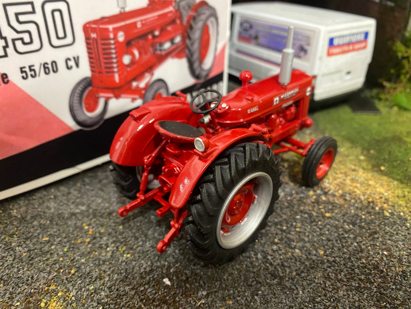 Scratch Built International B-250 Farmall McCormick Tractor MFM 1:32 scale
