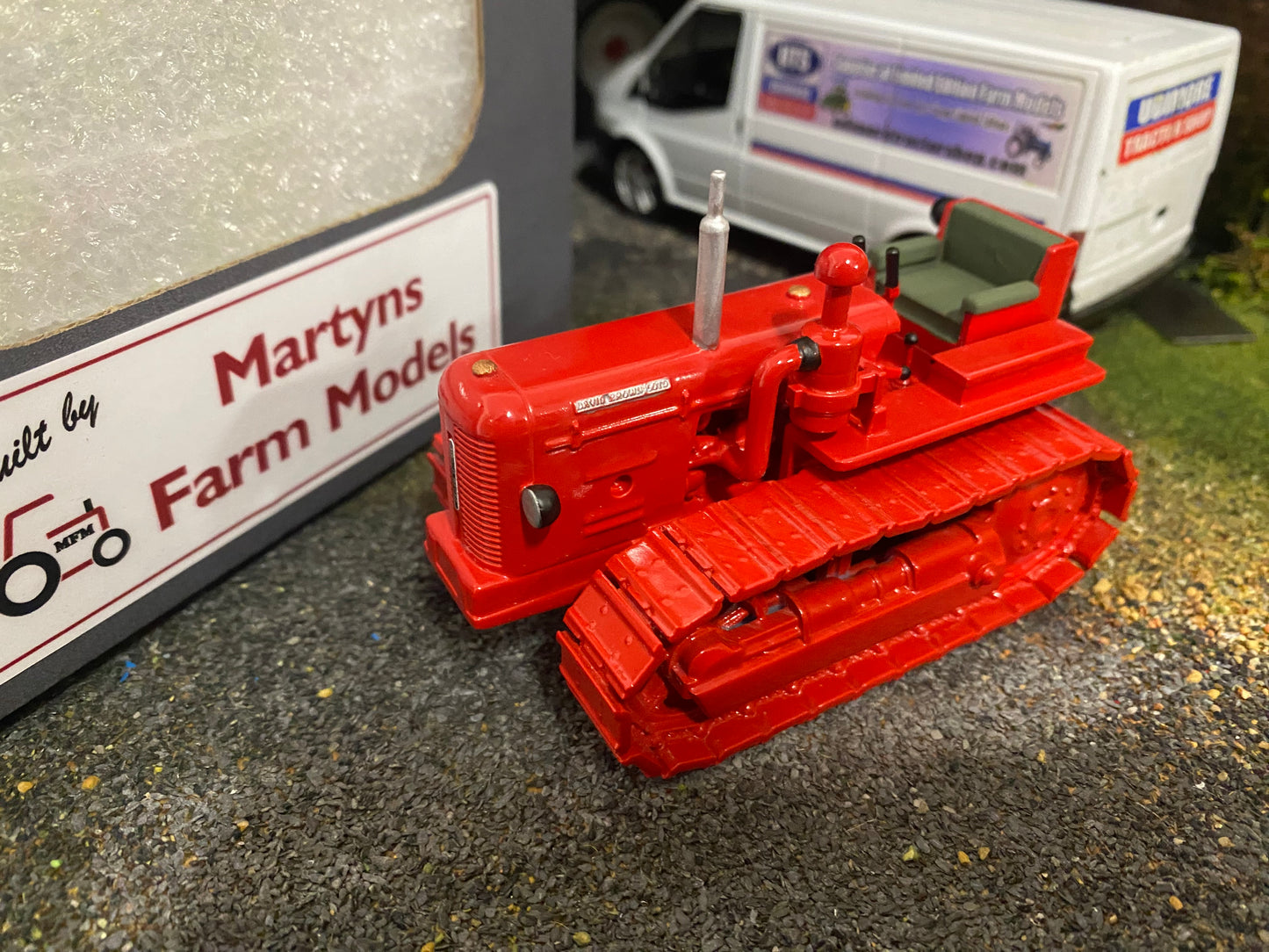 Scratch Built David Brown 50 TD Crawler Tractor MFM 1:32 scale