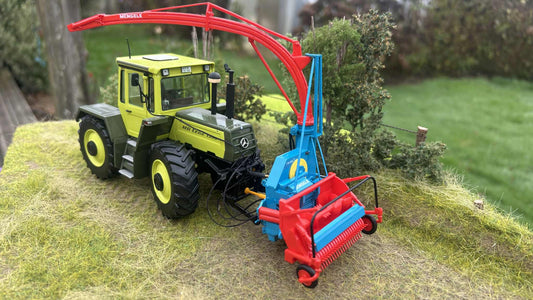 PRE ORDER Mengele SH 30H Trailed Forage Harvester Grass Pick up header Scratch built COLLECTION ONLY 1:32 scale