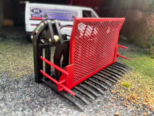 Albutt Black red Albutt push pull Buck Rake Laser cut BRASS Scratch Built  1:32 scale BLR Models