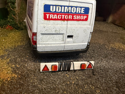 Trailer Light Board with Unwinding Cable – 50mm – 1:32 Scale