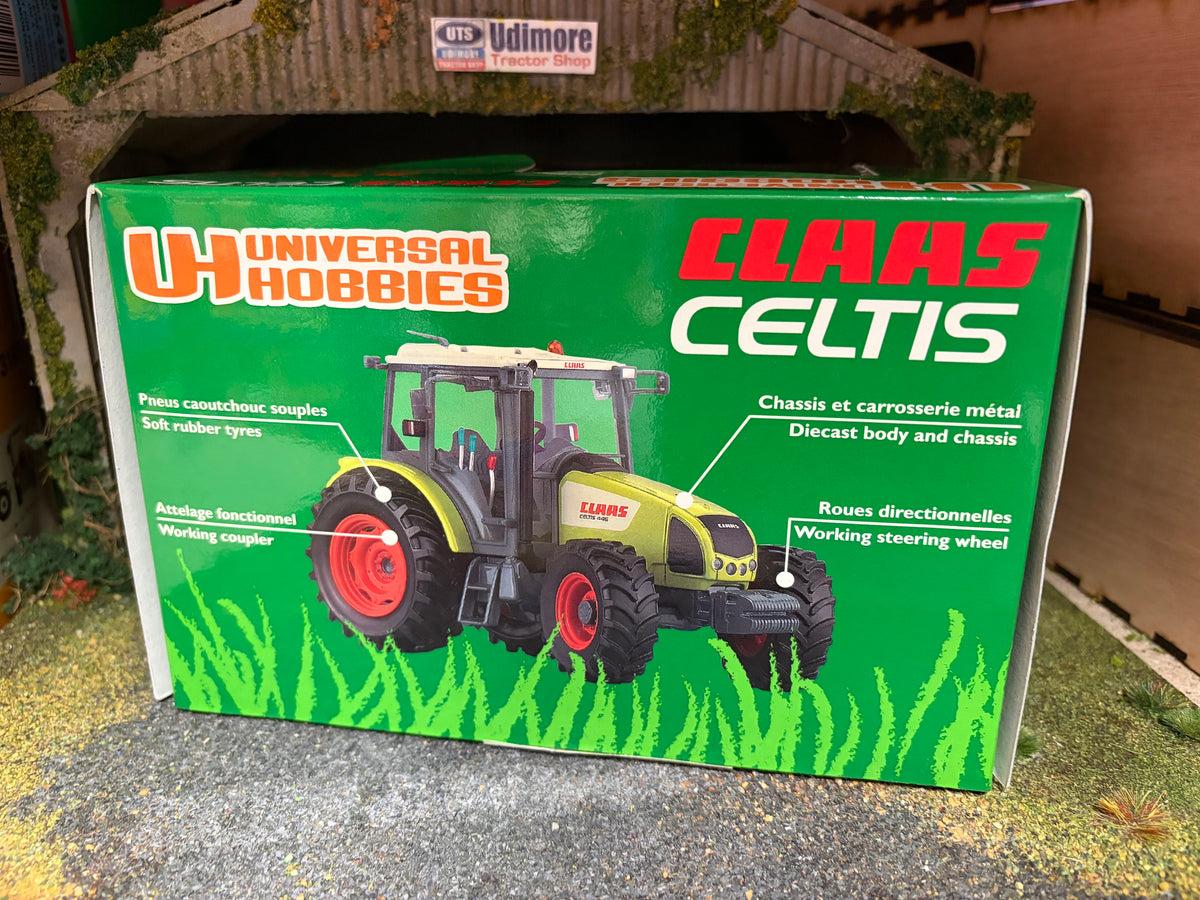 RARE Universal Hobbies UH2209 CLAAS Celtis 446 Tractor 1st Country Box Version 1:32 – Boxed Obsolete