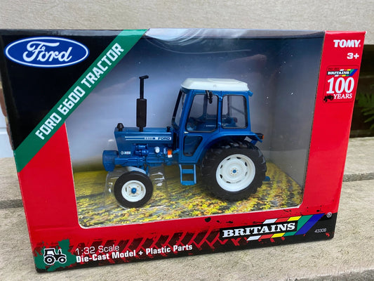 43308 Britains Ford 6600 tractor 1:32 scale New Sealed BOX 2021 version Image