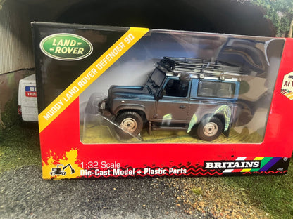 43321 Britains Muddy Land Rover 1:32 BOXED Image 3