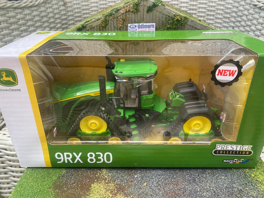 43399 Britains Prestige edition John Deere 9RX 830 Tractor 1:32 scale New BOXED Image