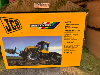 Vintage Britains JCB Fastrac 3185 Tractor 40061 – 2001 – 1:32 Scale Boxed Obsolete
