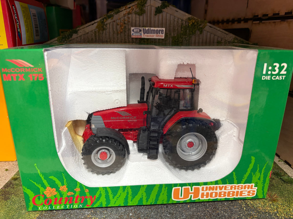 RARE Universal Hobbies UH2395 McCormick MTX175 Tractor 1st Country Box Version 1:32 – Boxed Obsolete
