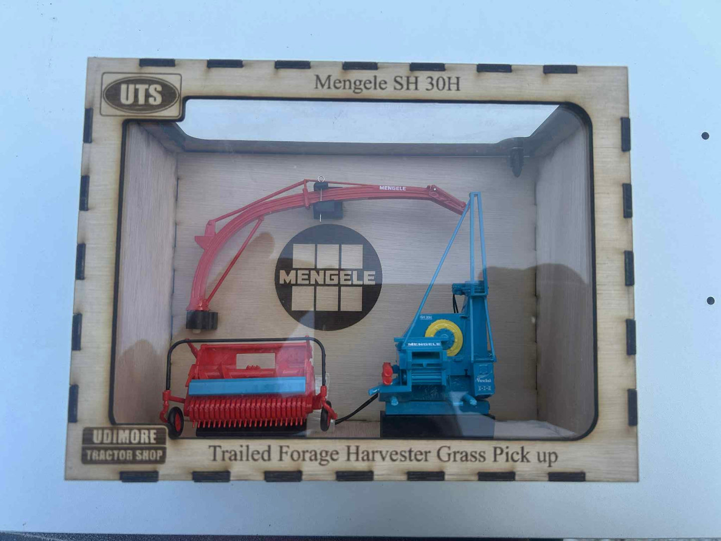 PRE ORDER Mengele SH 30H Trailed Forage Harvester Grass Pick up header Scratch built COLLECTION ONLY 1:32 scale