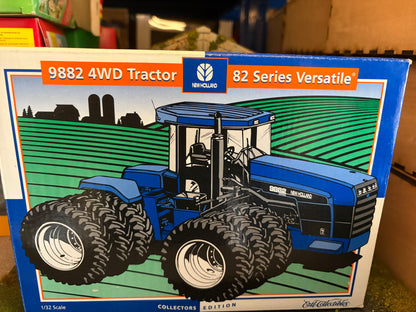 RARE ERTL New Holland 9882 4WD Tractor Triple Wheels Collector's Edition – 1:32 Scale Boxed