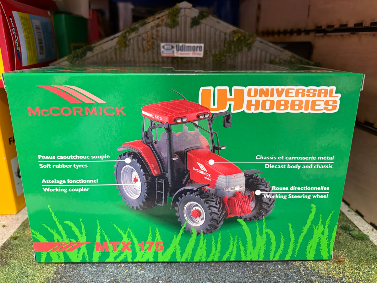 RARE Universal Hobbies UH2395 McCormick MTX175 Tractor 1st Country Box Version 1:32 – Boxed Obsolete