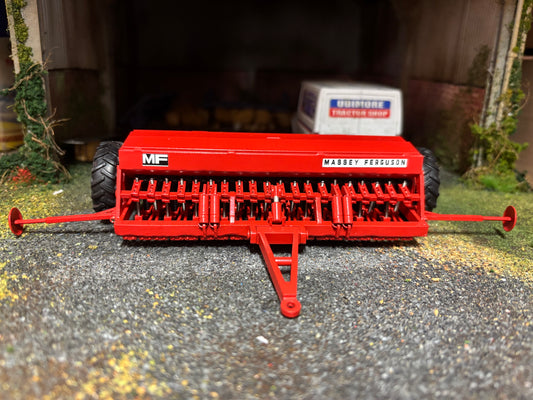 Massey Ferguson MF 30 Seed Drill 4 metre version 1.32 scale Yellow wheels
